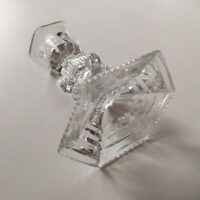 Kynttilänjalka kristallia, 11cm.